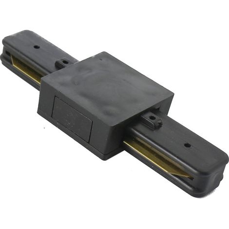 Jandei - Conector tipo I para carril monofásico negro Carril led y accesorios