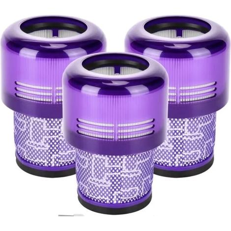 Filtro Dyson V11, paquete de 3 filtros para aspiradora Dyson V11 Absolute Extra Pro Animal Torque Drive V15 Detect (1/5)