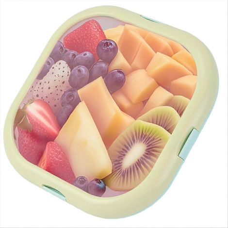 Wiederverwendbare 20 cm Lunchbox für Avocados, Zwiebeln und Obst, ideal für Obstsandwiches. (1/5)