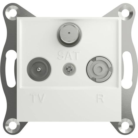 Schneider Electric Presa TV, radio, SAT Asfora Bianco (RAL 9003) EPH3570121D 1 pz. (1/5)