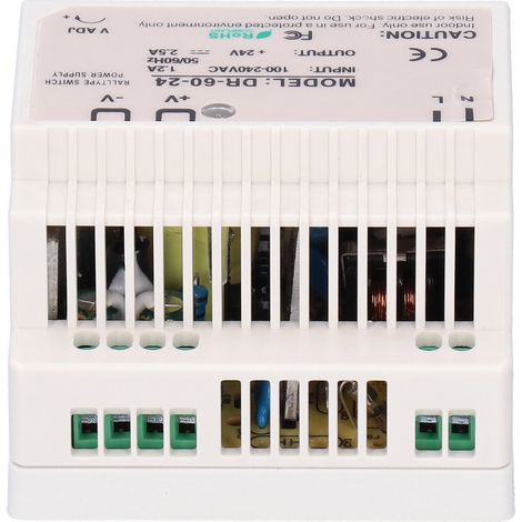 DIN-Schienen-Netzteil mit einstellbarer, geregelter LED-Schaltung für Sicherungskasten-Steuerschrank DR-60-24 (1/5)