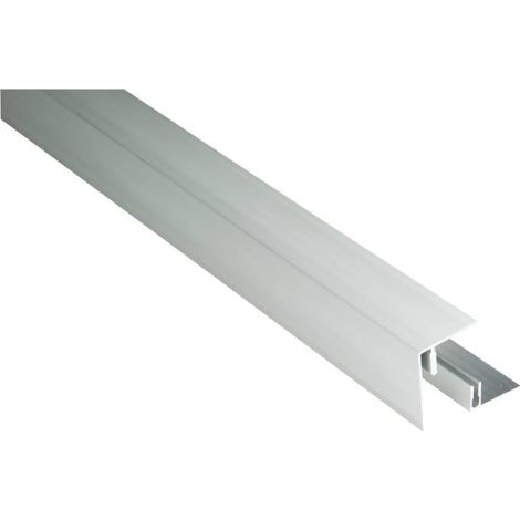 Kovalex Seitenabschluss Alu 250 x 5,9 x 4,5 cm silber inkl. Befestigung Fensterbank