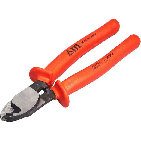ITL Insulated 200mm Cable Croppers with IEC 60900 Nylon 11 Handles (1/2)