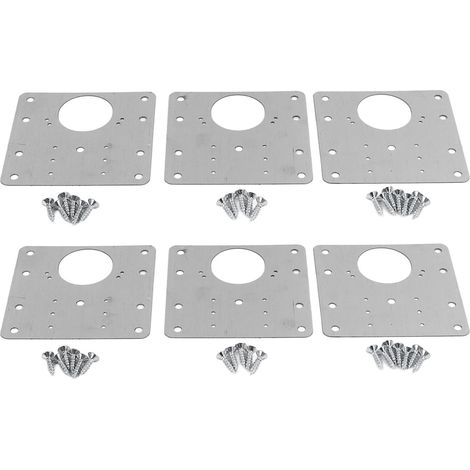 30-teiliges, hochbelastbares Reparaturplatten-Set für Präzisions-Edelstahl-Möbelscharniere, für die Küche (1/5)