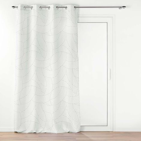 Rideau a oeillets 140 x 260 cm polyester imprime Linea (1/4)