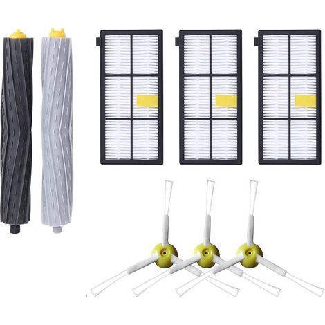 Kit de accesorios para aspiradoras de las series 800, 805, 850, 860, 865, 866, 870, 871, 880, 886, 890, 891, 895, 896, 900, 960, 965, 966 y 980, que incluye 8 filtros y cepillos. (1/5)