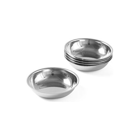 Insalatiera in acciaio inox, diametro 65 mm, set da 6 - Hendi 452714 (1/3)