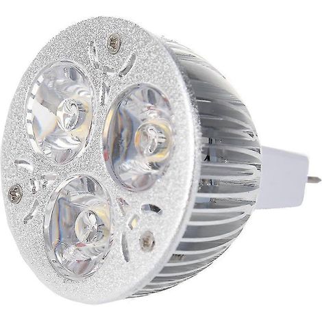 Ampoule LED MR16 3W 12-24V blanc chaud (3 LED) (1/3)