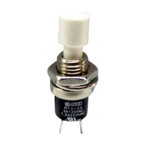BOUTON POUSSOIR À PRESSION TRU COMPONENTS TC-R13-24A1-05-WT 1587873 250 V/AC 1.5 A 1 X OFF/(ON) À RAPPEL 1 PC(S)