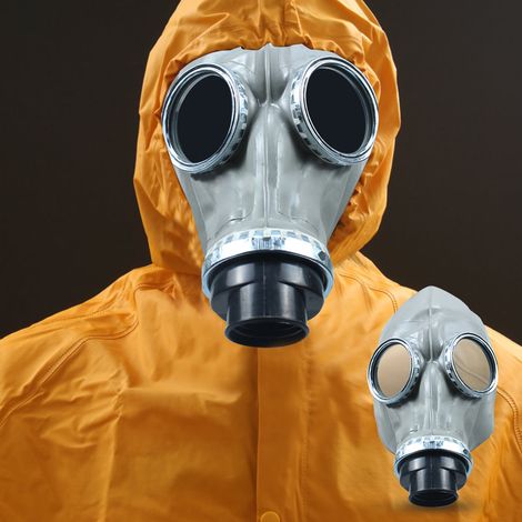 Masque respiratoire intégral de protection buccale pour la peinture chimique par pulvérisation de gaz (1/5)