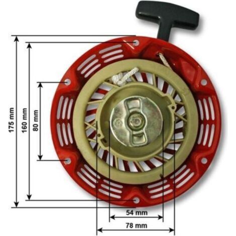 Lanceur remplacement moteur 6,5 CV accessoire mécanique (1/2)