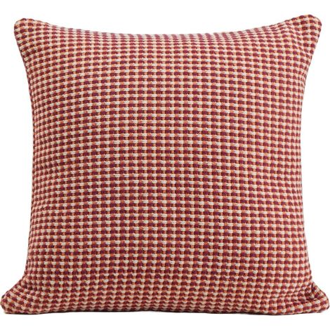 Housse de coussin 40x40 cm MADURA - Orange et violine - MIKENO (1/5)