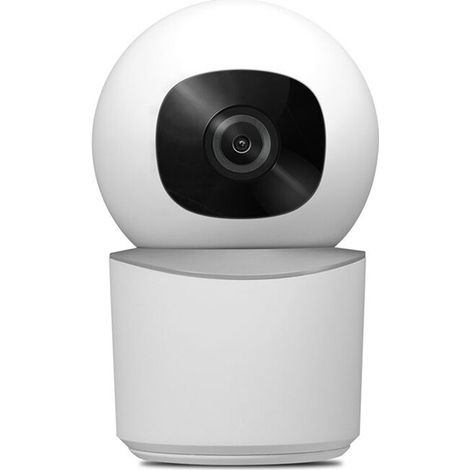 Cámara de seguridad inteligente para interiores Tuya WiFi, cámara de interior de 3MP con función de giro e inclinación, visión nocturna infrarroja y detección de movimiento. (1/3)