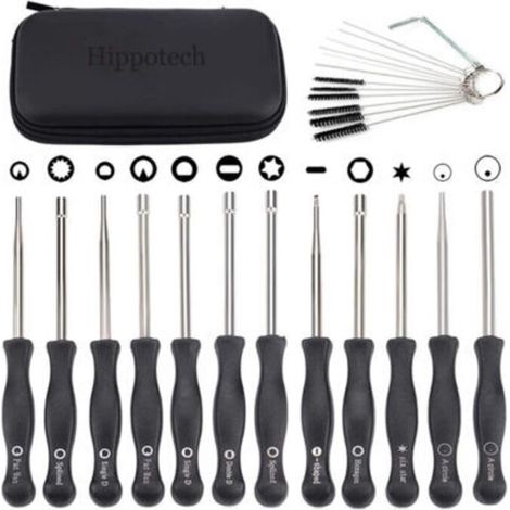 Juego de herramientas de ajuste de carburador de 12 piezas con destornilladores circulares para motor pequeño de 2 tiempos para Husqvarna para STHIL para motosierra ECHO (1/5)