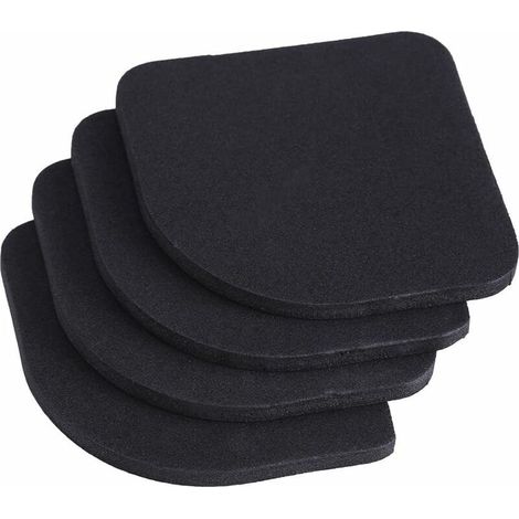 Almohadillas antivibración, almohadillas de goma silenciosas universales para lavadoras, frigoríficos y electrodomésticos.
