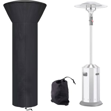 Housse pour chauffage de terrasse champignon Ferocity 49 x 90 x 225 cm noir 1 pc. (1/3)