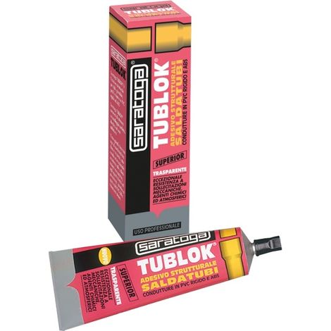 ADESIVO SALDATUBI TUBLOK 125GR TRASPARENTE.