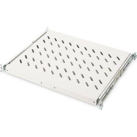 digitus DN-19TRAY-2-600-SW Rückziehbares Regal schwarz 1U