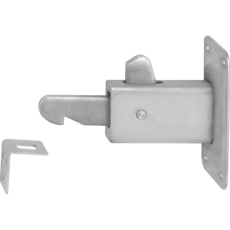 Intersteel Türfeststeller Wandplatte Edelstahl gebürstet (1/2)