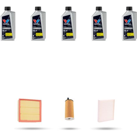 Kit tagliando 3 FILTRI e 5L OLIO compatibile con Bmw serie 4 (F32, F33, F36, F82) 418I 100kw dal 2015 (1/5)