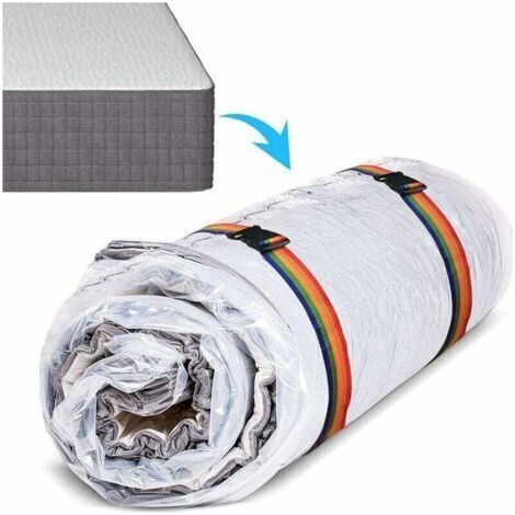 [JAMAIS UTILISÉ]Sac sous vide pour matelas/couettes sac de rangement - sacs de rangement sous vide gain de place pour matelas latex/éponge extra large lourd - housse de matelas en plastique épais (tai (1/5)