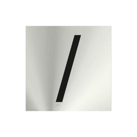 Señal informativa Slash Acero Inoxidable Adhesivo de 0'8mm 50 x 50 mm SEKURECO