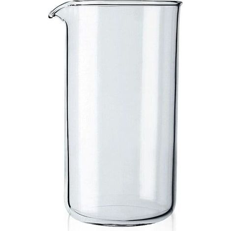 Tasse de rechange pour cafetière à piston, verre – transparent (capacité : trois tasses, 0,35 l, 12 oz)