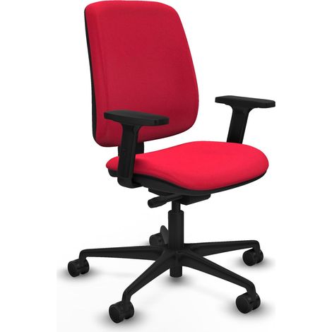 Piqueras y Crespo B2D036N Silla de Oficina Roja Ergonómica