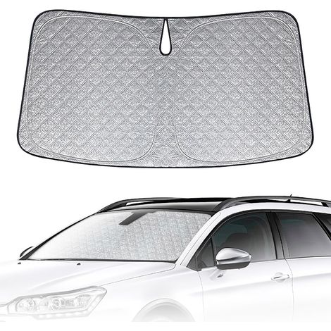 Pare-Soleil pour Pare-Brise Remplacement pour Citroen C5 2008-2019, Pliable Pare-Soleil pour Pare-Brise de Voiture, Bloque 99% des Rayons UV et Maintient Votre Véhicule au Frais,- (1/5)