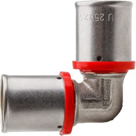 Codo 90º Multicapa Press Tipo U-Rojo - Ø16x2,0