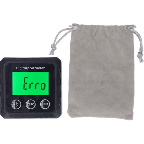 Mini rapporteur numérique digital LCD avec base magnétique, inclinomètre mesure d'angle pour outils de bricolage (1/5)