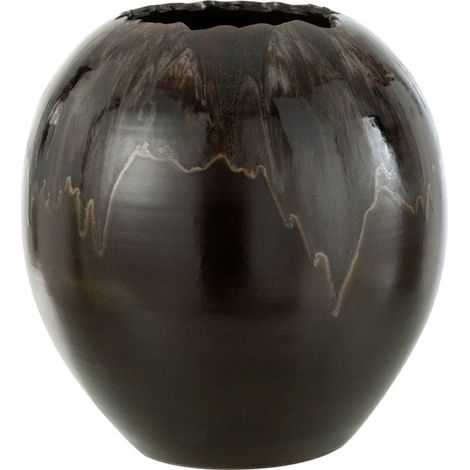 Cache-Pot en Céramique "Jaisalmer" 40cm Marron (1/4)