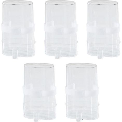 Lot de 5 mangeoires pour oiseaux de compagnie (1/3)