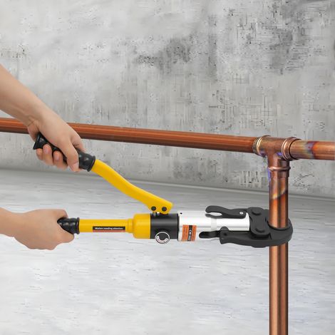 Profi Presszange V-Kontur Und M-Kontur, für Kupferrohr, Kohlenstoffstahlrohr Und Edelstahlrohr Backeneinsätze V12 V15 V18 V22 V28 Und M12 M15 M18 M22 M28 incl