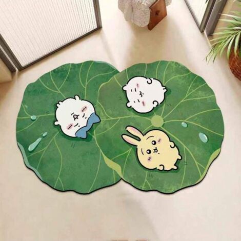Tapis de bain absorbant, joli tapis de sol, tapis de bain à séchage rapide, tapis de sol antidérapant par Usaqi – Style 2 (1/4)