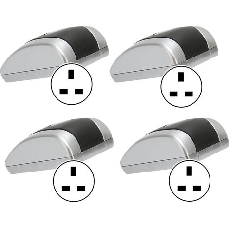 Lot de 4 boîtiers économiseurs d'énergie intelligents 30000W, prise UK 90-250V, réducteur automatique de consommation électrique pour téléviseur (1/5)
