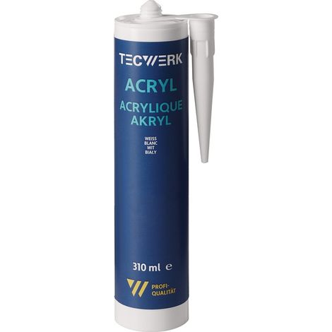 TECWERK Acryl 310ml weiß Kartusche TECWERK