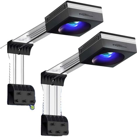Lumière LED pour aquarium, spectre complet, contrôle WiFi, 2 Lampe avec kit de bras (1/2)