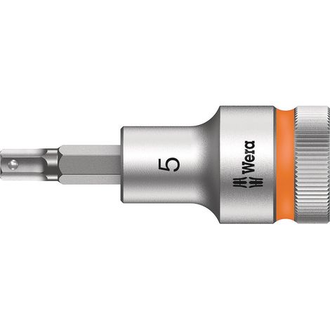 Wera 8740 C HF 05003821001 Innen-Sechskant Steckschlüssel-Bit-Einsatz 5 mm 1/2" (12.5 mm) (1/5)