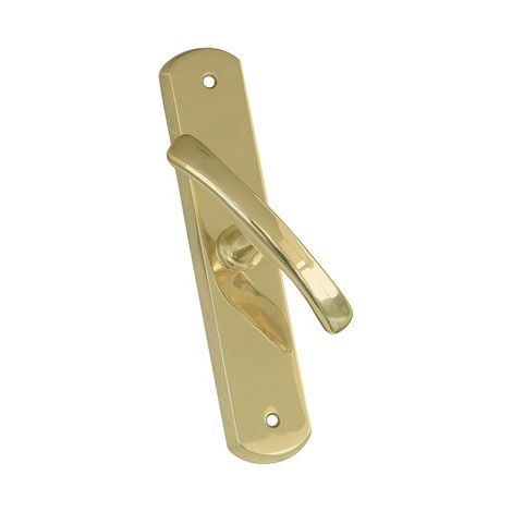 Cremonese Rio Gratz Perni Ottone Lucido Placca Corta 2 Pezzi