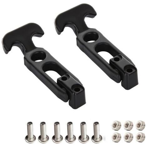 Rubber Flexible T-Handle Hasp Draw Latch for Tool Box. Cooler. Golf Cart or Engineering Machine Hood (Black. 2 PCS) (1/5)
