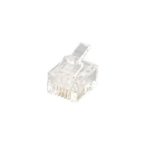 Equip 121121 Drahtverbinder RJ-12 (6P4C) Transparent