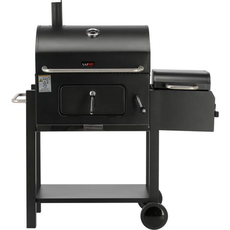 Holzkohlegrill Deluxe mit Räucherfunktion 112x62x121cm ( Smoker ) 35kg