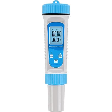 Testeur D'eau Numérique Bluetooth 6 En 1 TDS EC TDS Sel SG Température PH Mètre Testeur D'eau D'aquarium Accessoires De Piscine (1/5)