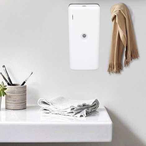 Difusor de aromaterapia blanco de pared fabricado en ABS para el hogar, la oficina y el spa. (1/5)
