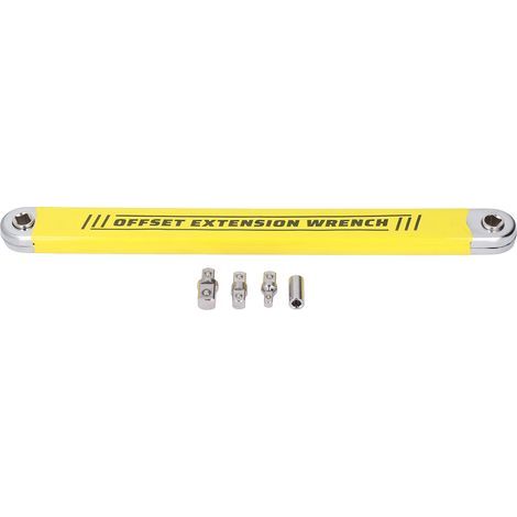Clé D'extension Universelle, clé D'extension Décalée avec Adaptateurs D'entraînement 1/2 Pouces 1/4 Pouces 3/8 Pouces, Cliquet Multifonctionnel. (1/5)