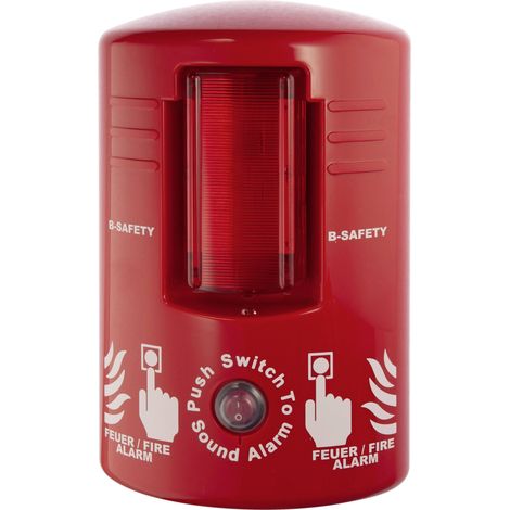 B-SAFETY, Détecteur d'alarme TOP-ALARM, avec sirène et (1/2)