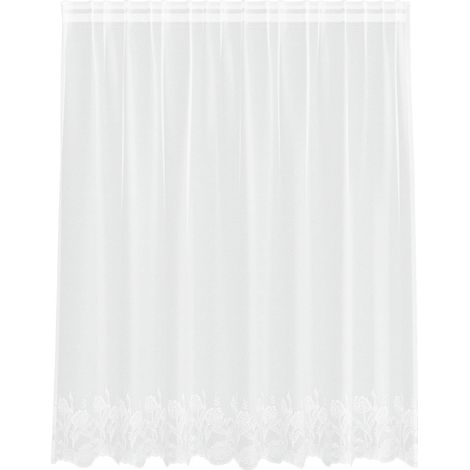 Maison Exclusive - Tenda in Pizzo con tende Bianco 140 x 200 cm Poliestere