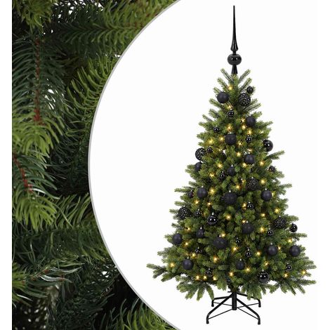 Albero di Natale artificiale con palline 150 cm 150 LED vidaXL (1/5)