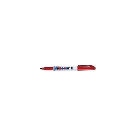 ROTULADOR DE TINTA PERMANENTE "DURA INK 15". FINO-BALA ROJO - ACHA
